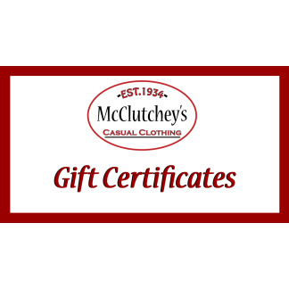 McClutchey's Gift Certificates