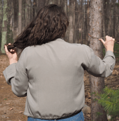 Tribal Loose Fit Jacket- Jungle - Image 2