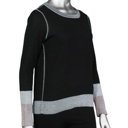 Tribal Women's Reversible Sweater- Grey Mix - Image 2