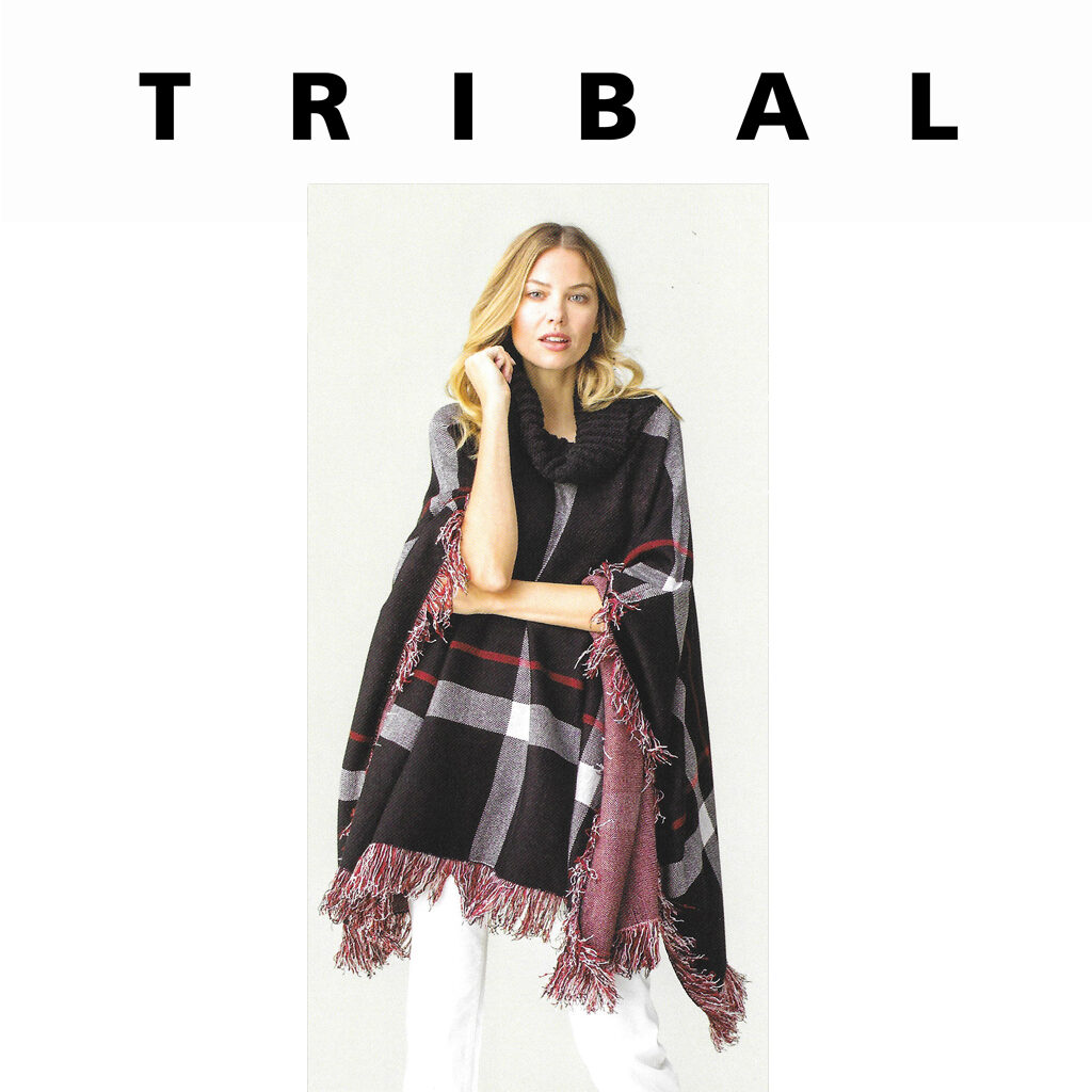 Tribal Women’s Sweater Scarf- Black