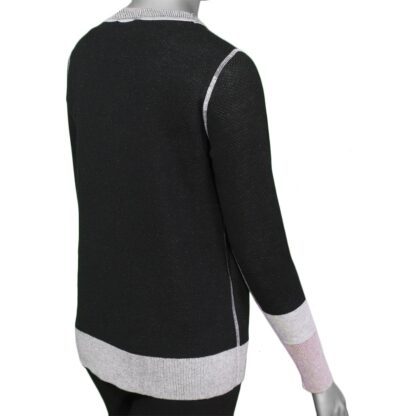 Tribal Women's Reversible Sweater- Grey Mix - Image 4