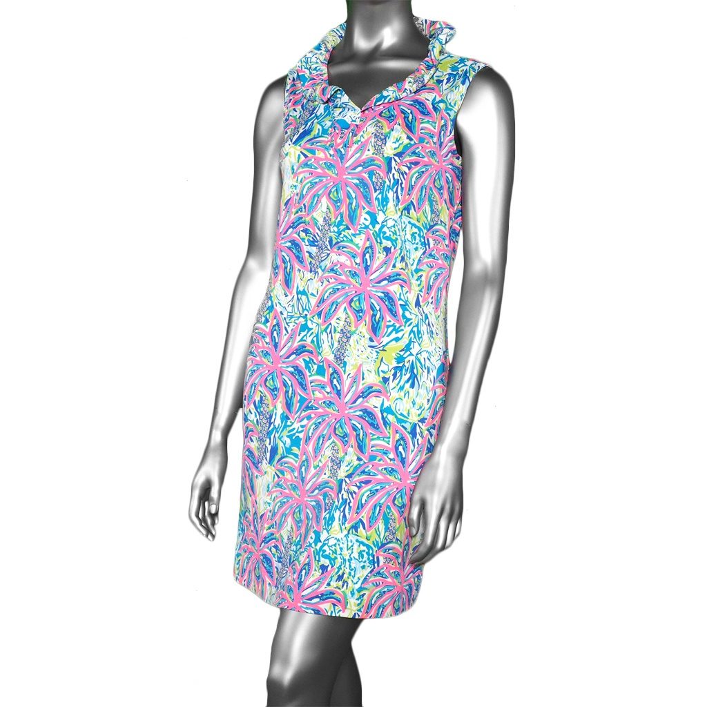 Lulu-B Ruffle Neck Dress PBM