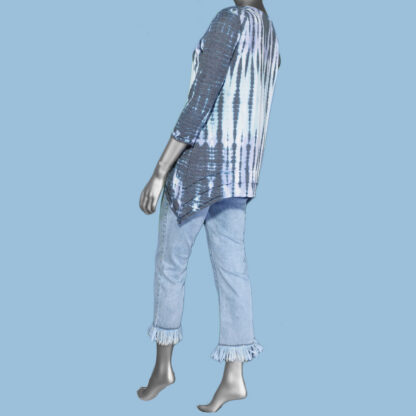 Tribal Audrey Pull On Straight Crop Desert Blue - Image 2
