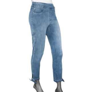 Tribal Crop Pant - Blue Mist