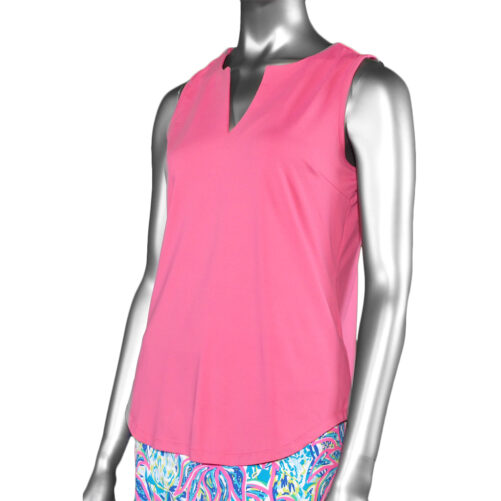 Lulu-B Sleeveless Key Hole Top- HOP