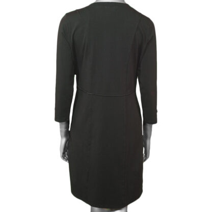 Habitat Cotton Lycra Mix Seam Dress with Pockets Black - Image 2