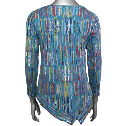 Habitat Cotton Pebble Top with Diagonal Hem Blue - Image 2
