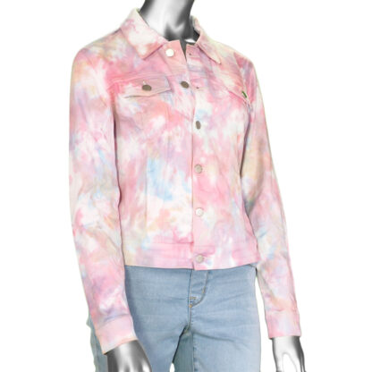Tribal Tie Dye Jacket- Phloxpink
