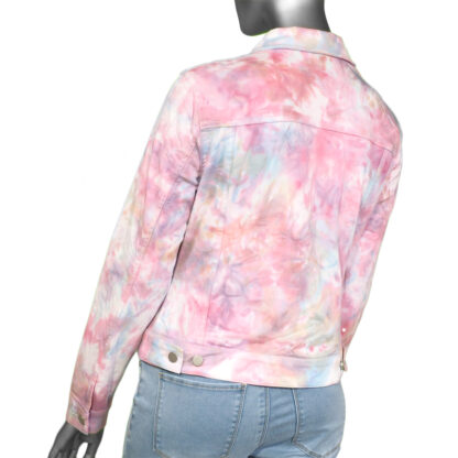 Tribal Tie Dye Jacket- Phloxpink - Image 2