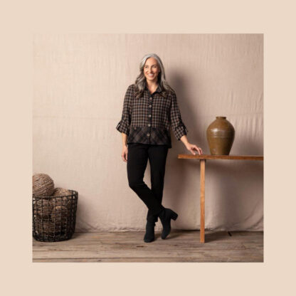 Habitat Twill Ruch Sleeve Jacket- Morel. Habitat Style: 44318 .