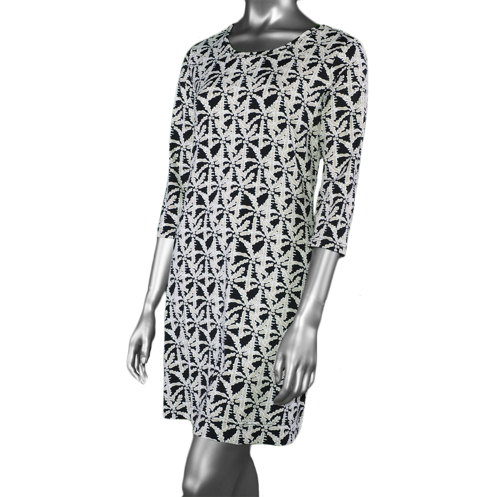 Lulu-B Travel Dress- Black & White