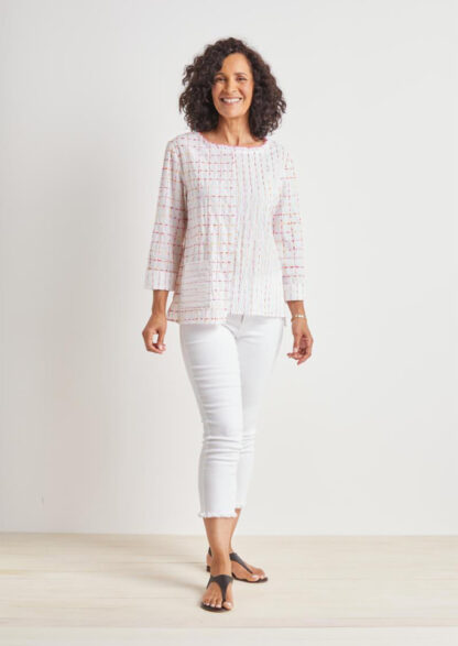 Habitat Peruvian Mix Pocket Pull Over- Coral