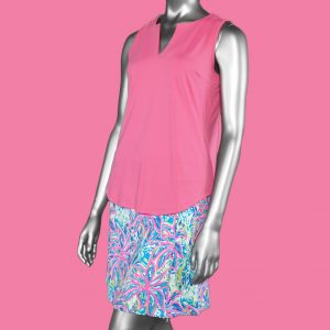 Lulu-B Zip Skort-Multi Palm. Style: SPX3148 PBM.