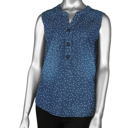 McClutchey's Sleeveless Blouse Star Print