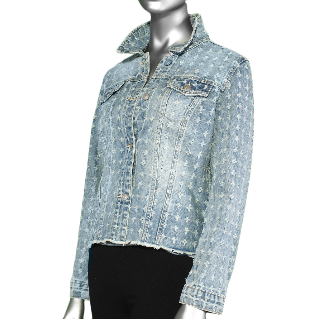 Louis Vuitton Frayed Hem Denim Jacket