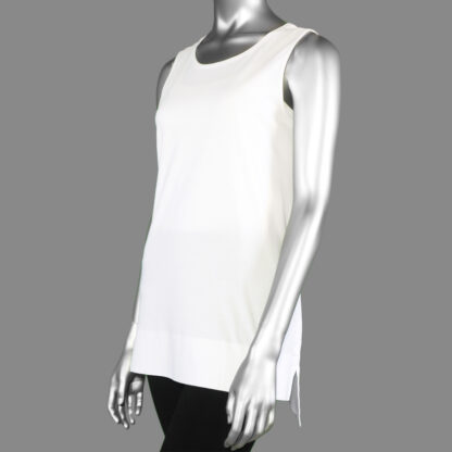 Habitat Deep Hem Jersey Tank- White