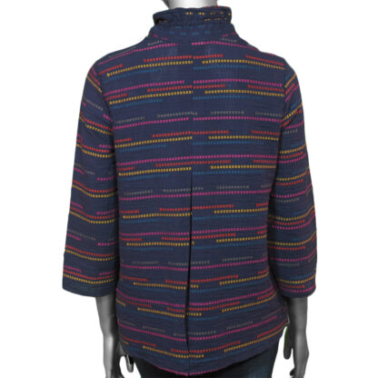Habitat Women's Peruvian Ruch Collar Jacket Indigo - Image 2