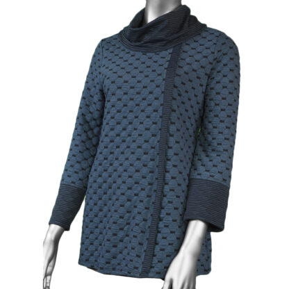 Habitat Women's Inner Circle Cowl Neck Tunic Steel