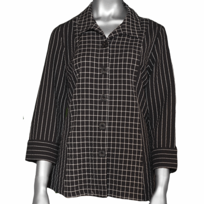 Habitat Mix Hem Tunic Black
