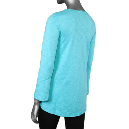 Habitat Pierced Tunic- Turquoise - Image 2
