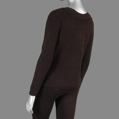 Tribal Wear 2 Ways Sweater- Black - Image 3