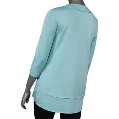Pure Essence Knit Tunic- Aquatic - Image 2