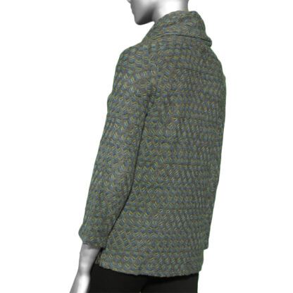 Habitat Kaleidoscope Knit Boxy Cowl- Aegean - Image 2
