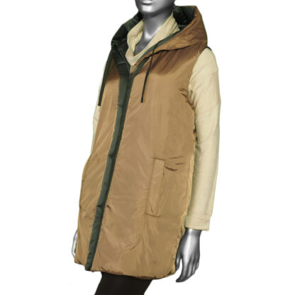Tribal Reversible Puffer Vest- Dark Laurel - Image 2