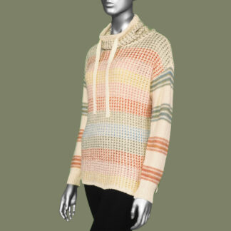 Tribal Drop Shoulder Sweater- Blush. Tribal Style: 4648O-3340-0770