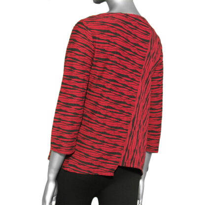 Habitat Verona Knit Mix Direction Pullover- Cerise - Image 2