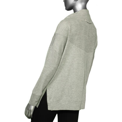 Tribal Top with Side Slits- Grey Mix - Image 2