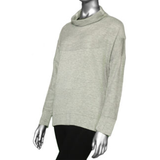 Tribal Top with Side Slits- Grey Mix. Tribal Style: 4760O-3353-0266