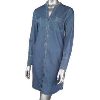 Hatley Women's Denim Shirt Dress Medium Blue