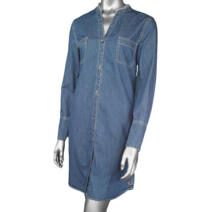 Hatley Women's Denim Shirt Dress Medium Blue