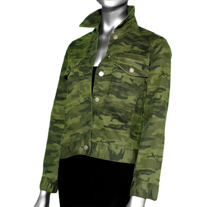 Liverpool Jacket with Patch Pocket- Dark Moss Camo. Liverpool Style: LM1669NW4