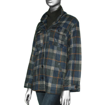 Liverpool Button Front Jacket- C/N/C Tartan Plaid. Liverpool Style: LM1677CA40