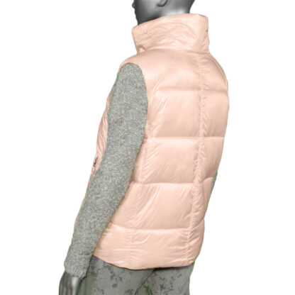 Tribal Short Puffer Vest- Berry Frost - Image 2