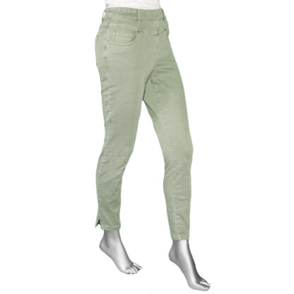 Tribal Pull On Ankle Pant With Front Yoke- Laurel. Tribal Style: 4699O-2020W-0731