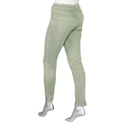 Tribal Pull On Ankle Pant With Front Yoke- Laurel - Image 2