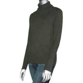 Tribal Turtle Neck Sweater- Heather Charcoal. Tribal Style: 4708O-835-0367
