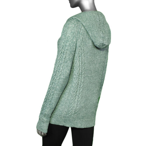 Charlie B Hooded Raglan Sweater- H Agave. Style: C2345
