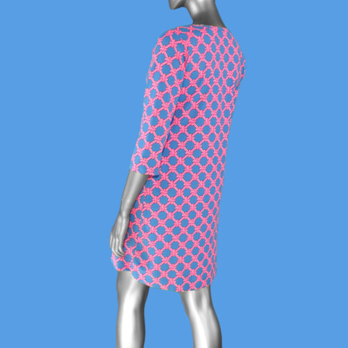 Lulu-B Travel Dress- Sea Knot . Style: SPX4423 RPHP . Rear .