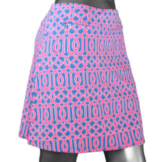 Lulu-B Skort Blue & Hot Pink . Style: SPX3148 GWP .