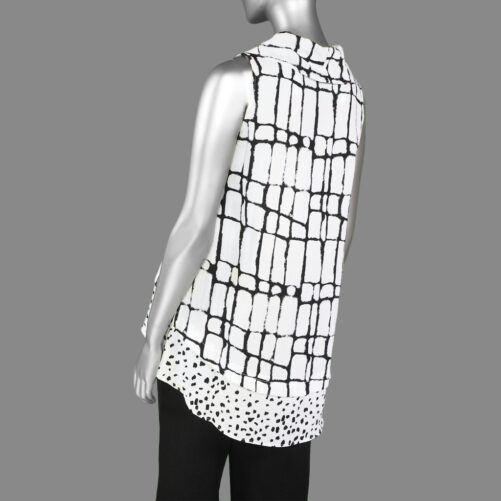 Habitat Yin Yang Tunic- White .  Habitat Style: 32205 back