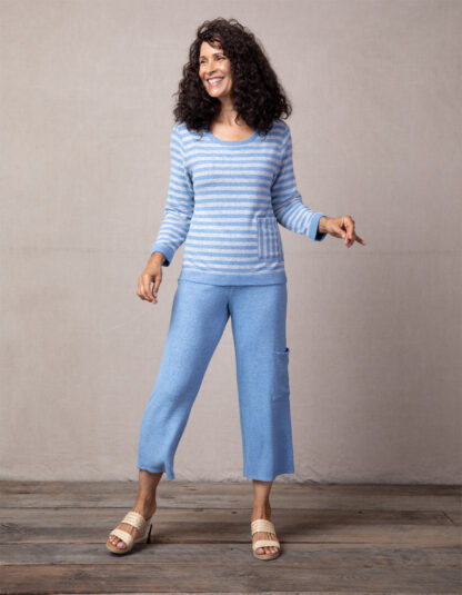Habitat Soft Fleece Pullover- Cornflower .  Habitat Style: 36015