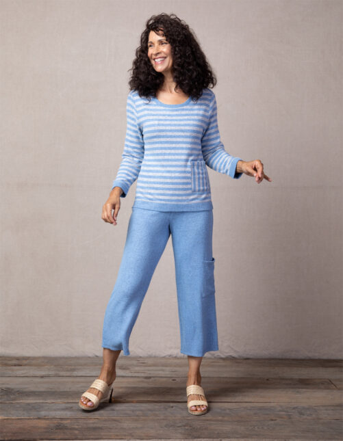 Habitat Soft Fleece Pullover- Cornflower .  Habitat Style: 36015