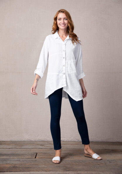 Habitat In the Mix Tunic- White .  Habitat Style: 41512