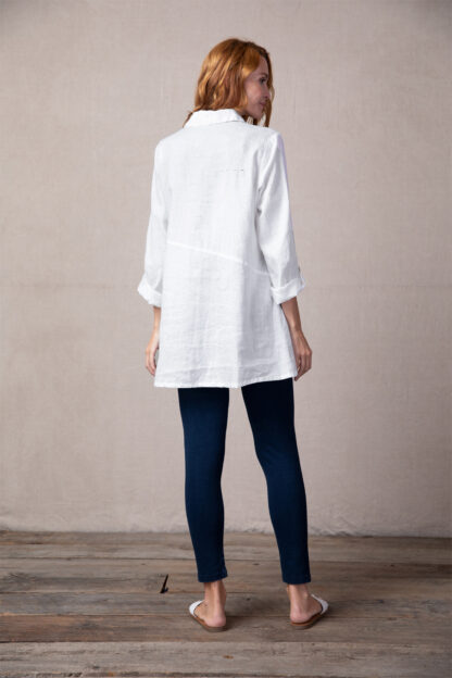 Habitat In the Mix Tunic- White .  Habitat Style: 41512 back