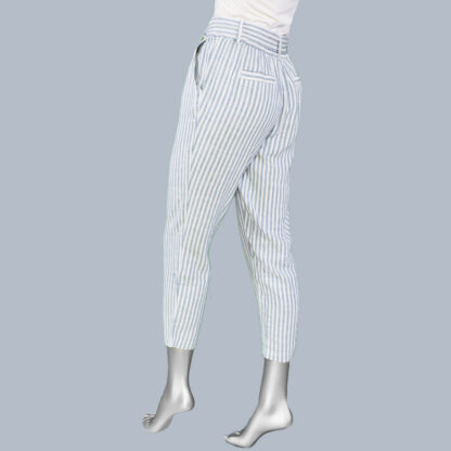 Tribal Pull On Ankle Pant- Chambray Stripe . Tribal Style: 7350O-4400-2884 Back