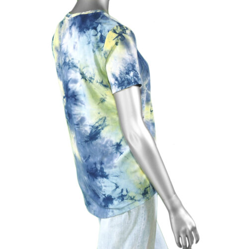 Tribal V-Neck Top- Clear Sky. Tribal Style: 4903O-3508-0587
